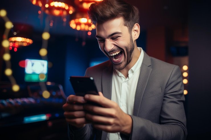 Pengguna Indonesia mengakses layanan okbos86 melalui smartphone dengan mudah